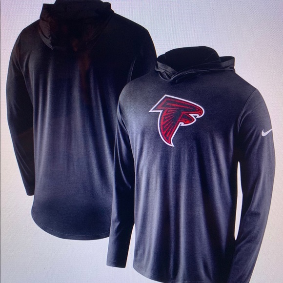 Atlanta Falcon Nike hoody tee shirt - nwt’s -2017 - Picture 5 of 7